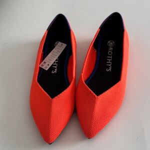Rothy's Women's Pointed Knit Flats - Coral